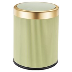 썬앤드림 세련된 거실 주방 더블 버킷 쓰레기통 15L, 그린