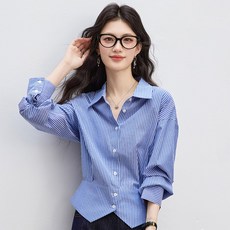 POPLARNC 女款 LUSMOI 條紋襯衫 P26SPST010908