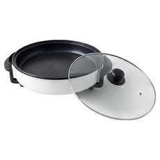 樂扣樂扣 電動圓形烤盤 特大 41cm, EJP133WHT