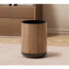 Sun & Dream 木質感性高級室內裝飾圓筒開放式垃圾桶, 混合色