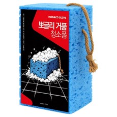 모나코올리브 뽀글리 거품 청소 스펀지 폼, 1개