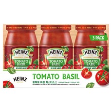 HEINZ 亨氏 番茄羅勒義大利麵醬, 350g, 3個