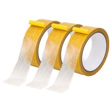 다다 자국없는 초강력 투명 메쉬 양면테이프 30mm x 5m, 3개