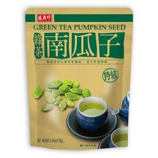 盛香珍 特級綠茶南瓜子, 130g, 1個