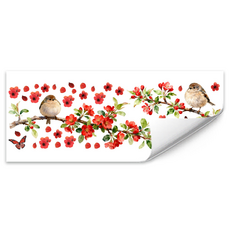 ROI라이프 수채화감성 동물 데코 벽스티커, Type 13