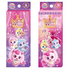 프린세스 캐치티니핑 시즌6 연필 2종 세트 6본 B, 혼합색상, 1세트