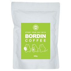 BORDIN 單一產區經典黑咖啡豆, 500g, 1個, 原豆(未研磨)
