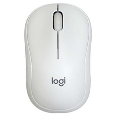 로지텍 무소음 무선 마우스, 화이트, M221