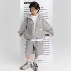 보이티브 후리 우븐 집업 상하의 세트 V1080