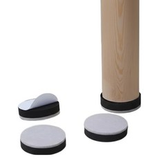 마켓피아 접착식 바닥보호 EVA 가구 미끄럼방지 라운드 발 패드, 4개