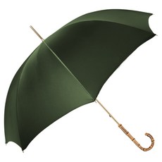 PASOTTI 女性用花朵蝴蝶雙層布竹製手動傘 WD35DZ20