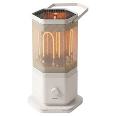 리큅 7면 카본 전기히터, LH-2000W, 화이트