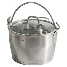 PNPOONGNYUN Brie 電磁爐適用多用途不鏽鋼鍋, 24cm, 單一顏色, 1個