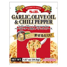 에스앤비 스파게티 소스 갈릭 올리브유 칠리페퍼, 44.6g, 1개
