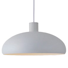 공간조명 브레드 1등 펜던트 식탁등 36cm, 스노우화이트