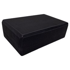 쿠쏘 필라테스 요가 스트레칭 초경량 EVA 블럭 120g, 검정, 1개