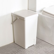 DAILY BLOOM 一鍵式分類回收桶 1入, 白色