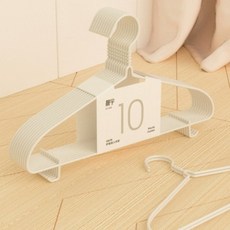 LIANGYU 어깨 스트랩 후크 옷걸이, C, 10개
