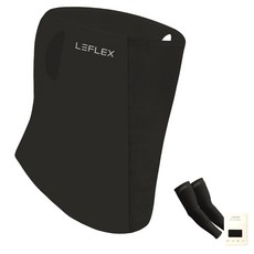 르플렉스 심리스 마스크 + 무봉제팔토시 세트, 블랙, 1세트