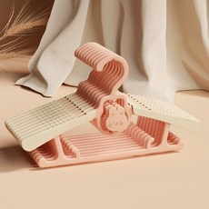 므뮤 래빗 논슬립 미니 옷걸이, 핑크, 10개