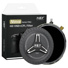 에이치앤와이 HD NOVA 가변 ND3-32 + CPL 슬림 필터 67mm 세트, 1세트