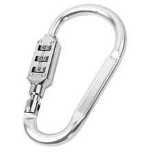 CM ONE 堅固便攜式掛鎖 銀色 大, 1個