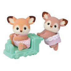 EPOCH Sylvanian Families 森林家族 梅花鹿雙胞胎 EP15602, 1套