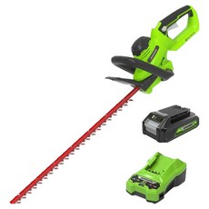 그린웍스 24V 신형 무선 양날 전정기 브러시리스 전지 충전기 2.0Ah 배터리 세트, 1세트