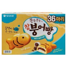 오리온 쫀득쫀득 참붕어빵 36p, 1.044kg, 1개