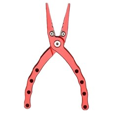 999Fishing 多功能5合1不鏽鋼鉗子 釣線剪 鉗夾, 紅色