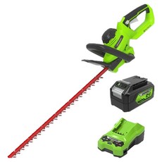 그린웍스 24V 신형 무선 양날 전정기 브러시리스 전지 충전기 4.0Ah 배터리 세트, 1세트