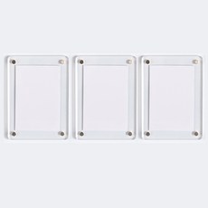 Souplace 壓克力相框冰箱磁鐵 S261-0198 3入, 透明(S261-0198TY)