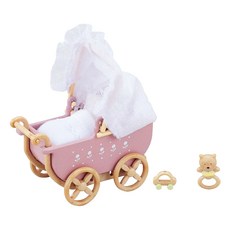 EPOCH Sylvanian Families 森林家族 遮陽寶寶推車 EP25620, 1套