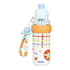 bablov 花伴森 316萃汁果果保溫瓶, 蜜桔氣泡水, 1個, 690ml