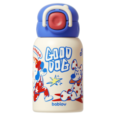 bablov 花伴森 316 鬧鬧兒童保溫瓶, 甜點搬運工, 1個, 520ml