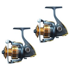 SAPA 8球 釣魚 軸承 紡車式捲線器 2入, 金色, CB-6000