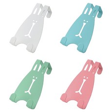 Ttabongoppa 兔子多用途收納免打孔門掛掛鉤 JNHA2310, 混合顏色, 4個