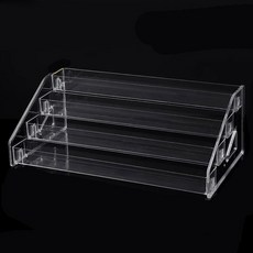 마다꾸미 투명 아크릴 4단 계단식 진열 정리대 02, 1개