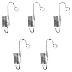 현수막 배너 철재 강력 스프링, 5개, 실버