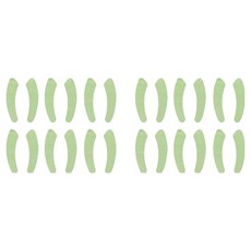 Block Mart 浴室可水洗四季馬桶坐墊組, 綠色, 12套