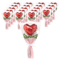 minhwashop 愛心花束氣球製作套組 I2500630, 20套, 混合色