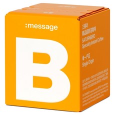 새턴버드 메시지 시리즈 콜드브루 커피 B 싱글 오리진 라이트 로스팅, 3g, 1개, 6개입