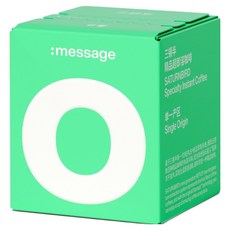 새턴버드 메시지 시리즈 콜드브루 커피 O 싱글 오리진 다크 로스팅, 3g, 1개, 6개입