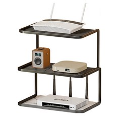 圓形 高耐用性 緊湊型 穩固不晃動 免鑽孔 機上盒支架 280 x 200 x 225 mm, 1個, TYPE 2