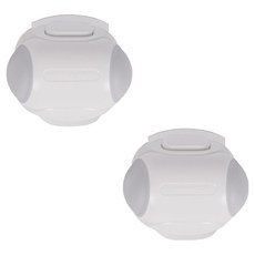 aguard 分離式窗戶中門安全鎖, 白色, 2個