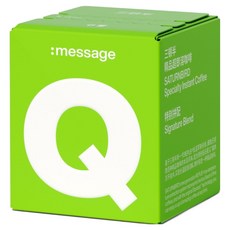 새턴버드 메시지 시리즈 콜드브루 커피 Q 시그니처 블렌드 다크 로스팅, 3g, 1개, 6개입