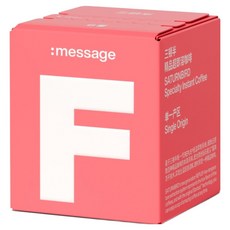 새턴버드 메시지 시리즈 콜드브루 커피 F 싱글 오리진 라이트 로스팅, 3g, 1개, 6개입