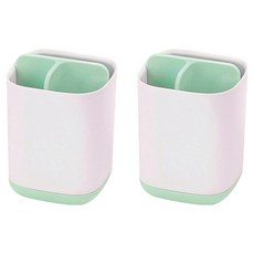 블럭마트 북유럽풍 칫솔꽂이 M, 랜덤 발송, 2개