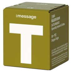 Saturnbird 訊息系列 冷萃咖啡 T 單一產區 深度烘焙, 3g, 1個, 6入