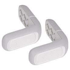 아가드 히든버튼 서랍 잠금장치, 화이트, 2개